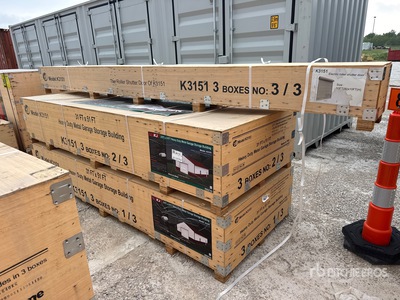 2026 KJ K3151 31 ft x 51 ft Heavy Duty Metal Garage Budynek magazynowy (Unused)