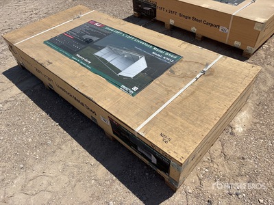 2026 KJ K2512 25 ft x12 ft Metal Shed مأوى الماشية (Unused)