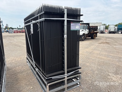 Quantity of (30) 2026 KJ K0710-30 10 ft x 7 ft Powder Coated Fencing (Unused)