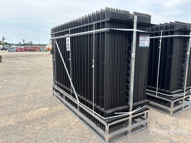 Quantity of (30) 2026 KJ K0710-30 10 ft x 7 ft Powder Coated Fencing (Unused)