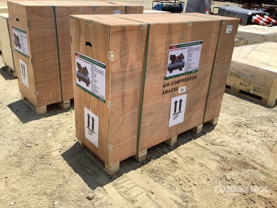 2026 KJ AMAC60 18.5 cfm Skid-Mounted 60 gal Compresor de aire (Unused)