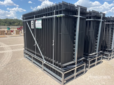 Quantity of (30) 2026 KJ K0710-30 10 ft x 7 ft Powder Coated Fencing (Unused)