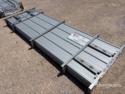 Quantity of (100) 2026 KJ K0311 10 ft Galvalume Corrugated Steel Panela (Unused)