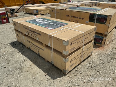 2026 KJ K3325 33 ft x 25 ft Metal Garage (Unused)