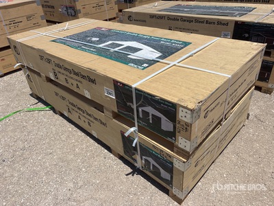 2026 KJ K3325 33 ft x 25 ft Metal Garage Divers  (Unused)