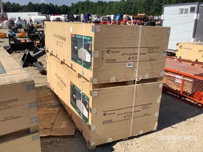 2026 KJ K0039 39 ft x 39 ft Metal Garage Storage Building (Unused)