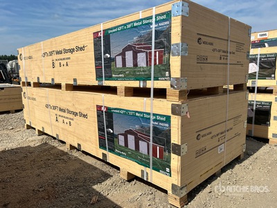 2026 KJ K4230G 42 ft x 30 ft Metal Shed Storage Building (Unused)