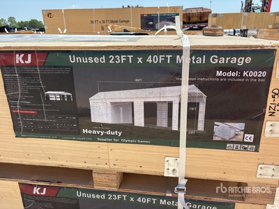 2026 KJ K0020 23 ft x 40 ft Metal Garage Storage Building (Unused)