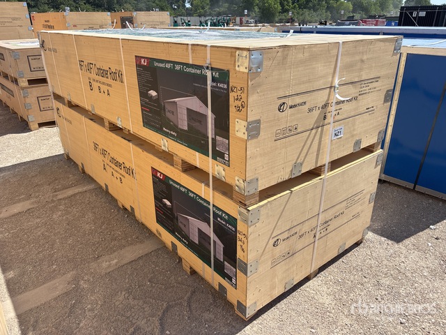 2026 KJ K4036 36 ft x 40 ft Container Roof kit Storage Canopy (Unused)