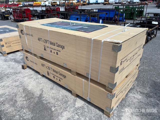 2026 KJ K2545G 25 ft x 46 ft Metal Storage Building (Unused)
