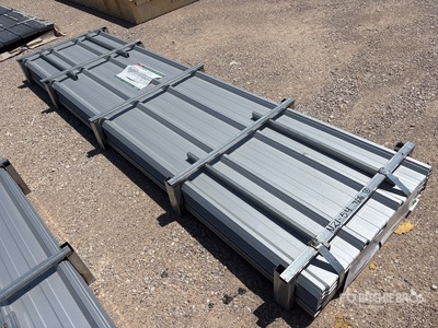 Quantity of (150) 2026 KJ K084 12 ft Galvalume Corrugated Steel Panels (Unused)