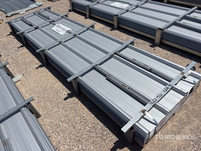 Quantity of (150) 2026 KJ K084 12 ft Galvalume Corrugated Steel Panels (Unused)
