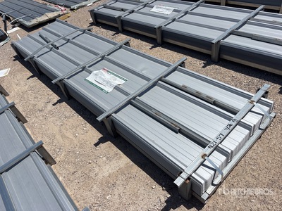 Quantity of (150) 2026 KJ K084 12 ft Galvalume Corrugated Steel Panels (Unused)