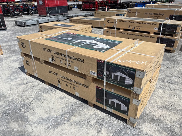 2026 KJ K3325G 25 ft x 33 ft Metal Storage Building (Unused)