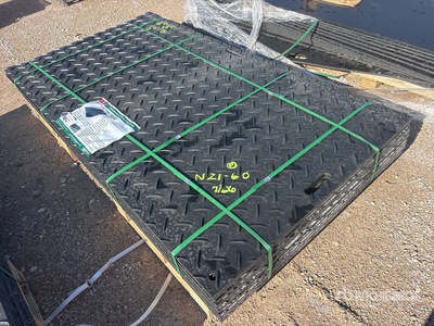 Quantity of (12) 2026 KJ K1222 47 in x 87 in Polyethylene Board Roadbed Protection Pad (Unused)