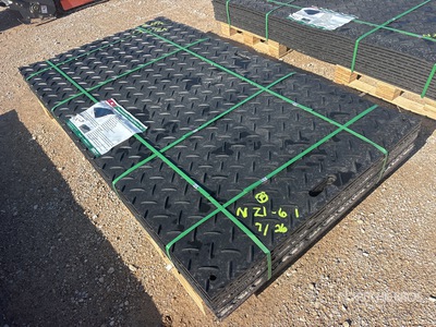 Quantity of (12) 2026 KJ K1222 47 in x 87 in Polyethylene Board Roadbed Protection Pad (Unused)