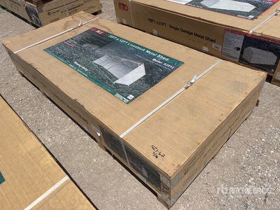 2026 KJ K2512 25 ft x12 ft Metal Shed 家畜用シェルター (Unused)