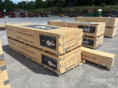 2026 KJ K3151 31 ft x 51 ft Heavy Duty Metal Garage Storage Building (Unused)