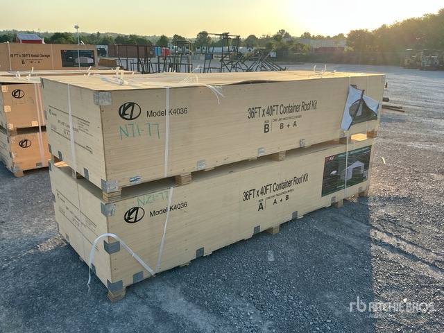 2026 KJ K4036 36 ft x 40 ft Container Shelter (Unused)