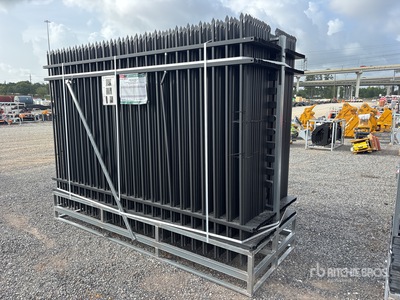Quantity of (30) 2026 KJ K0710-30 10 ft x 7 ft Powder Coated Fencing (Unused)