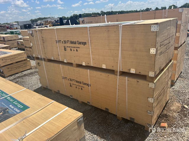 2026 KJ K0039 39 ft x 39 ft Metal Garage Storage Building (Unused)