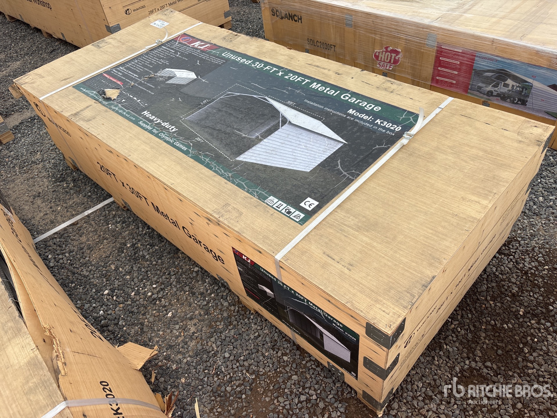 2026 KJ K3020 20 ft x 30 ft Carport (Unused)