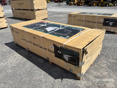 2026 KJ K4120 20 ft x 41 ft Enclosed Abri d'Auto (Unused)