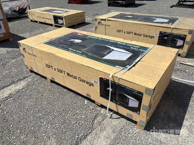 2026 KJ K3020 20 ft x 30 ft Enclosed Abri d'Auto (Unused)