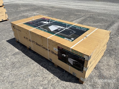2026 KJ K4120 20 ft x 41 ft Enclosed Abri d'Auto (Unused)