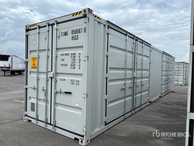 2026 40 ft High Cube Multi-Door Storage Container