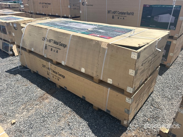 2026 KJ K2346 23 ft x 46 ft Metal Garage Storage Building (Unused)