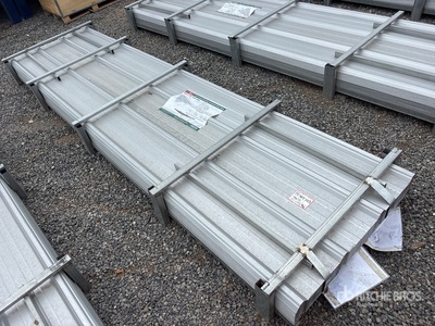 Quantity of (150) 2026 KJ K084 12 ft Galvalume Corrugated Steel Panels (Unused)