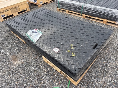 Quantity of (12) 2026 KJ K1222 87 in x 47 in Polyethylene Board Roadbed Protection Pads (Unused)