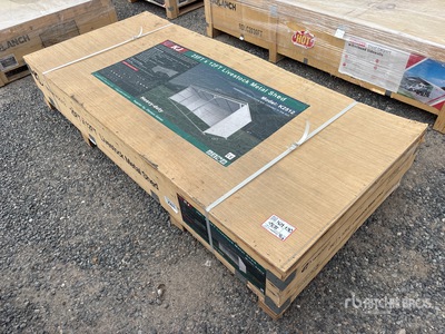 2026 KJ K2512 25 ft x 12 ft Metal Shed Livestock Shelter (Unused)