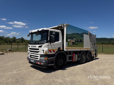 2017 Scania P410 6x2 Rear Loader Camion A Ordures Menageres Müllabfuhrwagen
