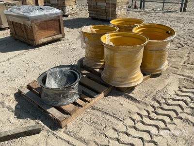 Quantity of (5) Rims - Fits Dynapac Rollers