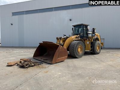 2012 Cat 980K Chargeuse Sur Pneus Wheel Loader (Inoperable)