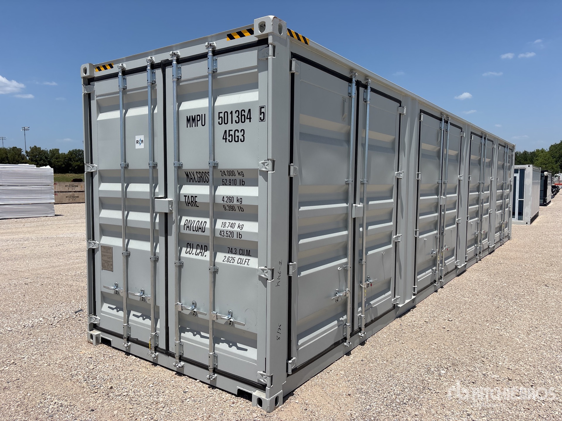2026 40 Ft High Cube Multi-Door Storage Container