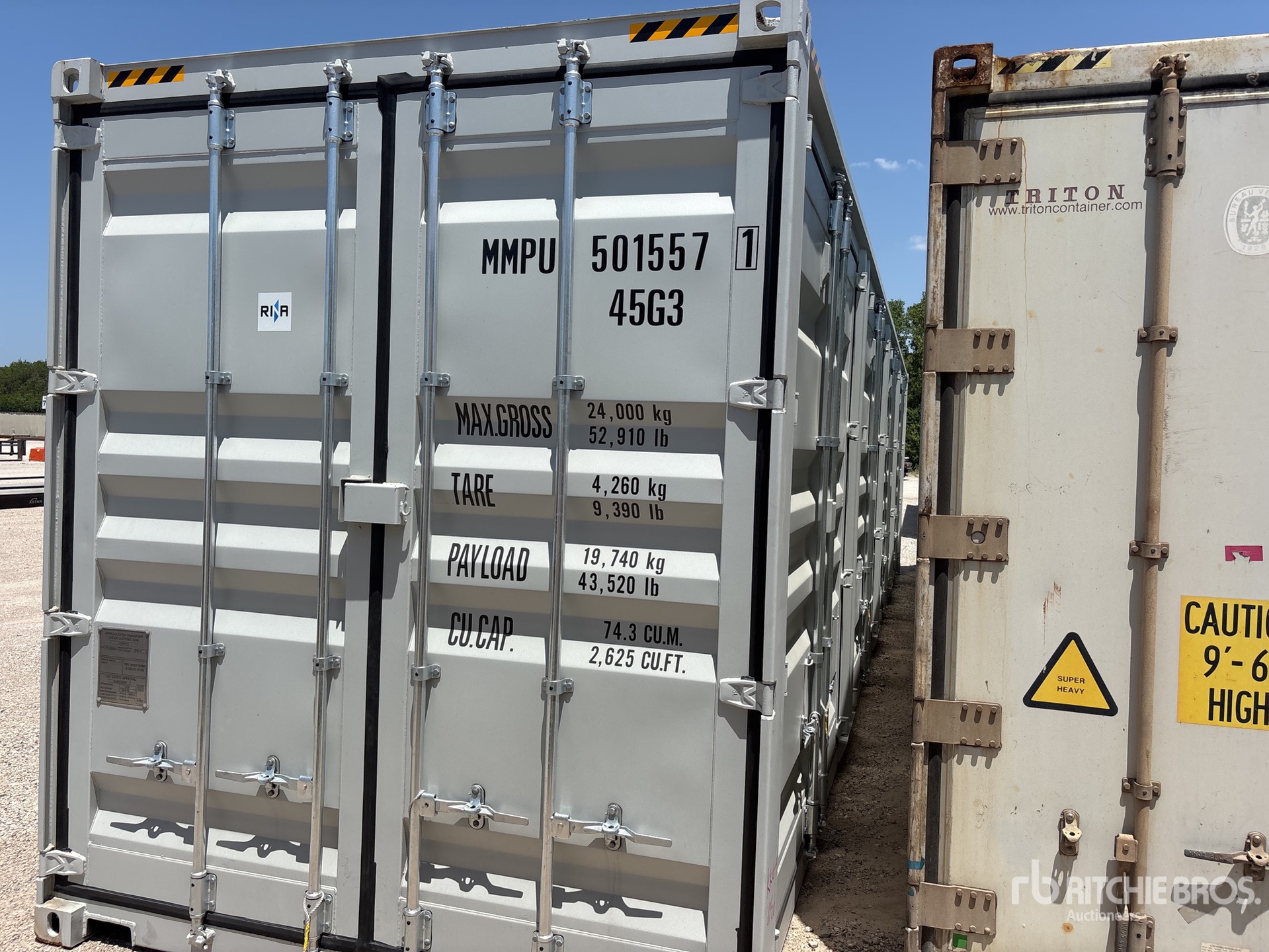 2026 40 Ft High Cube Multi-Door Storage Container