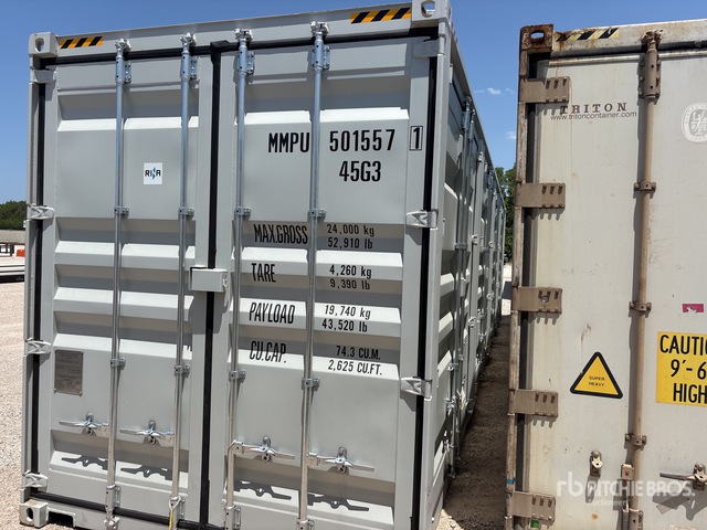 2026 40 Ft High Cube Multi-Door Storage Container