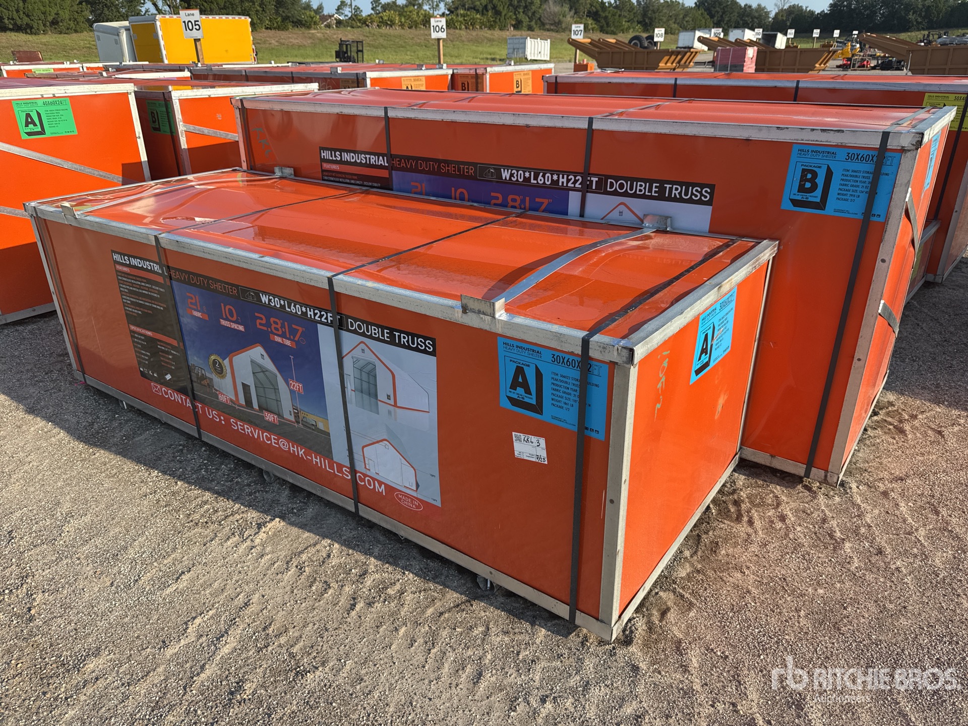 2026 HIlls Industrial 603022 30 ft x 60 ft Storage Building (Unused)