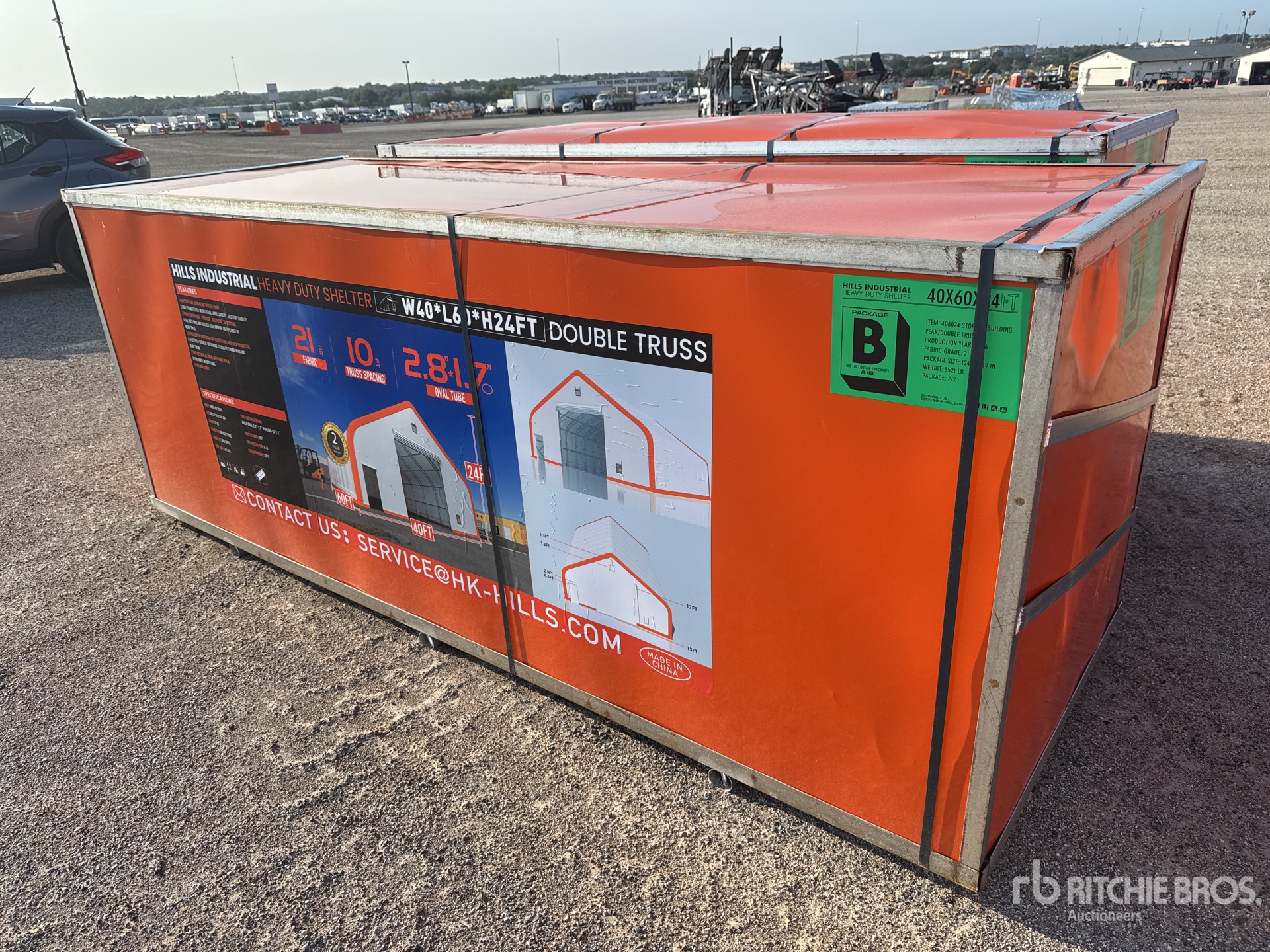 2026 HIlls Industrial 604024 40 ft x 60 ft Storage Building (Unused)