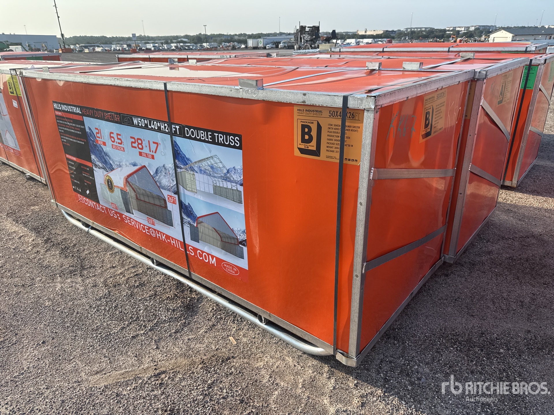 2026 HIlls Industrial 504026 50 ft x 40 ft Storage Building (Unused)