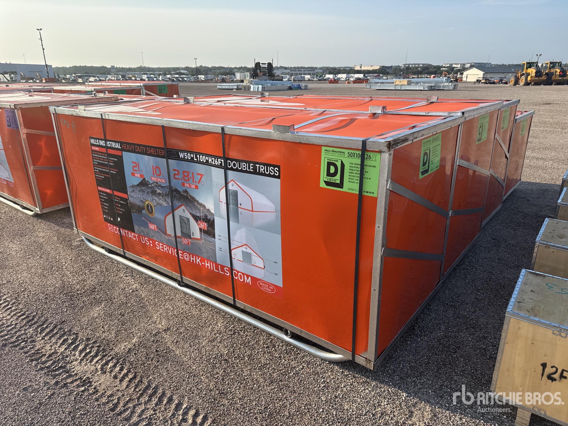 2026 HIlls Industrial 1005026 50 ft x 100 ft Storage Building (Unused)