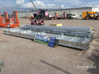 2026 BLUESEA L100FT x W50 FTx H18FT Steel Frame Only 貯蔵庫 (Unused)