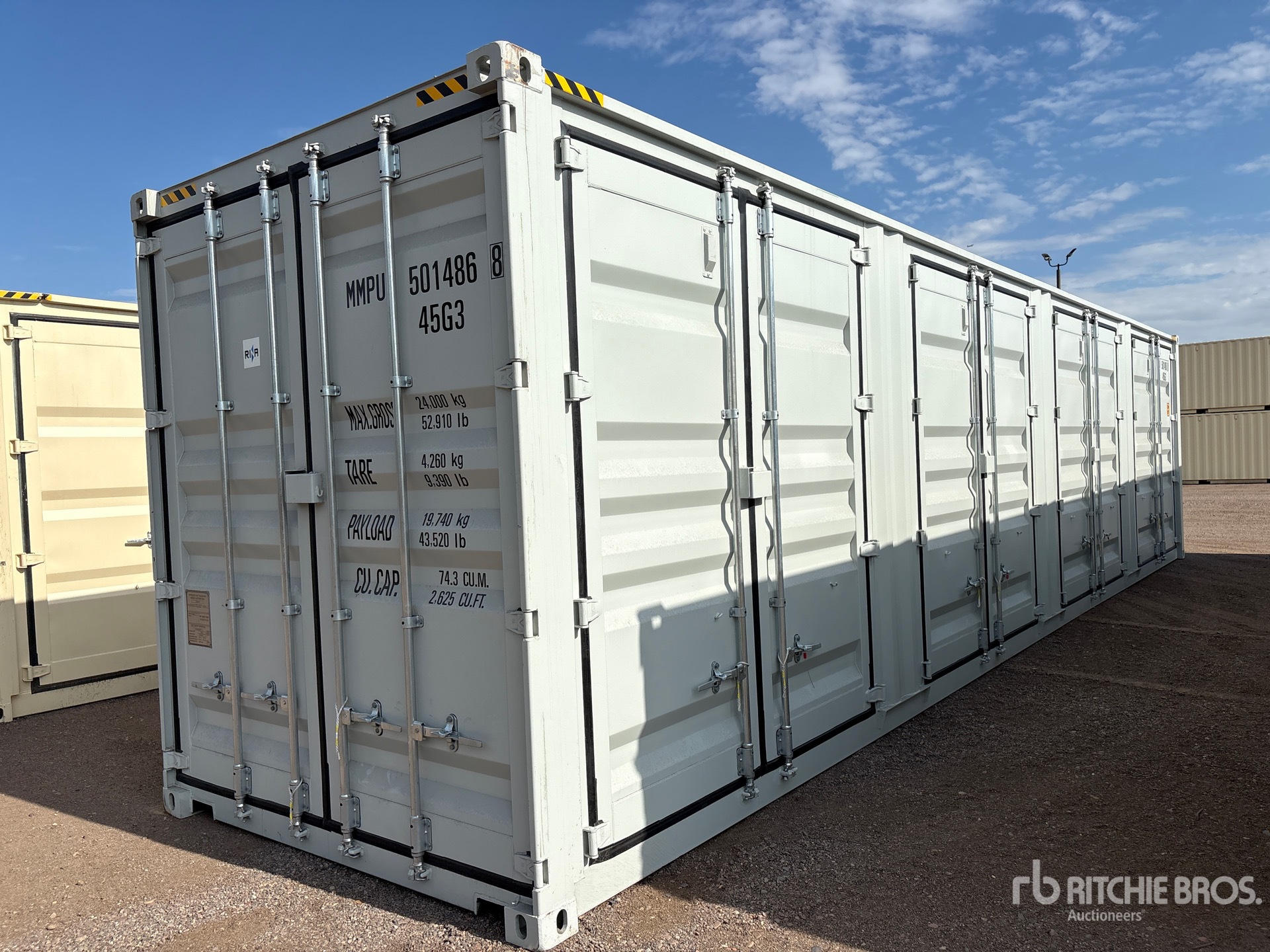 2026 40 ft High Cube Multi-Door Storage Container