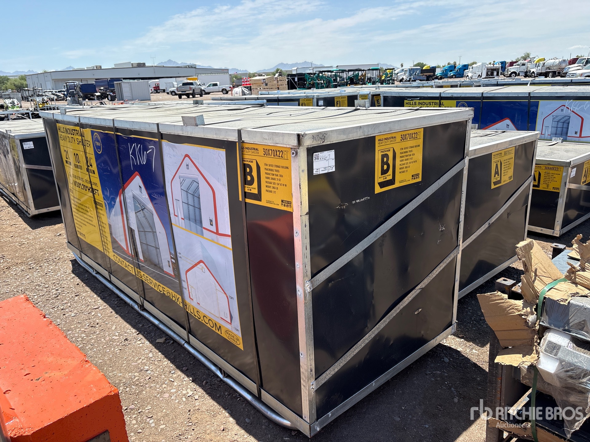 2026 HIlls Industrial 703022 30 ft x 70 ft Storage Building (Unused)