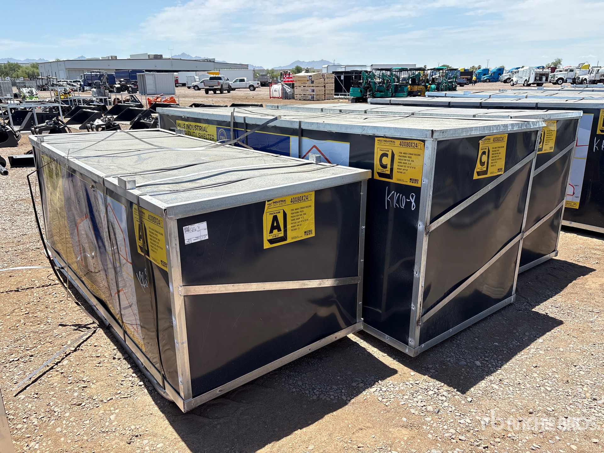 2026 HIlls Industrial 804024 40 ft x 80 ft Storage Building (Unused)