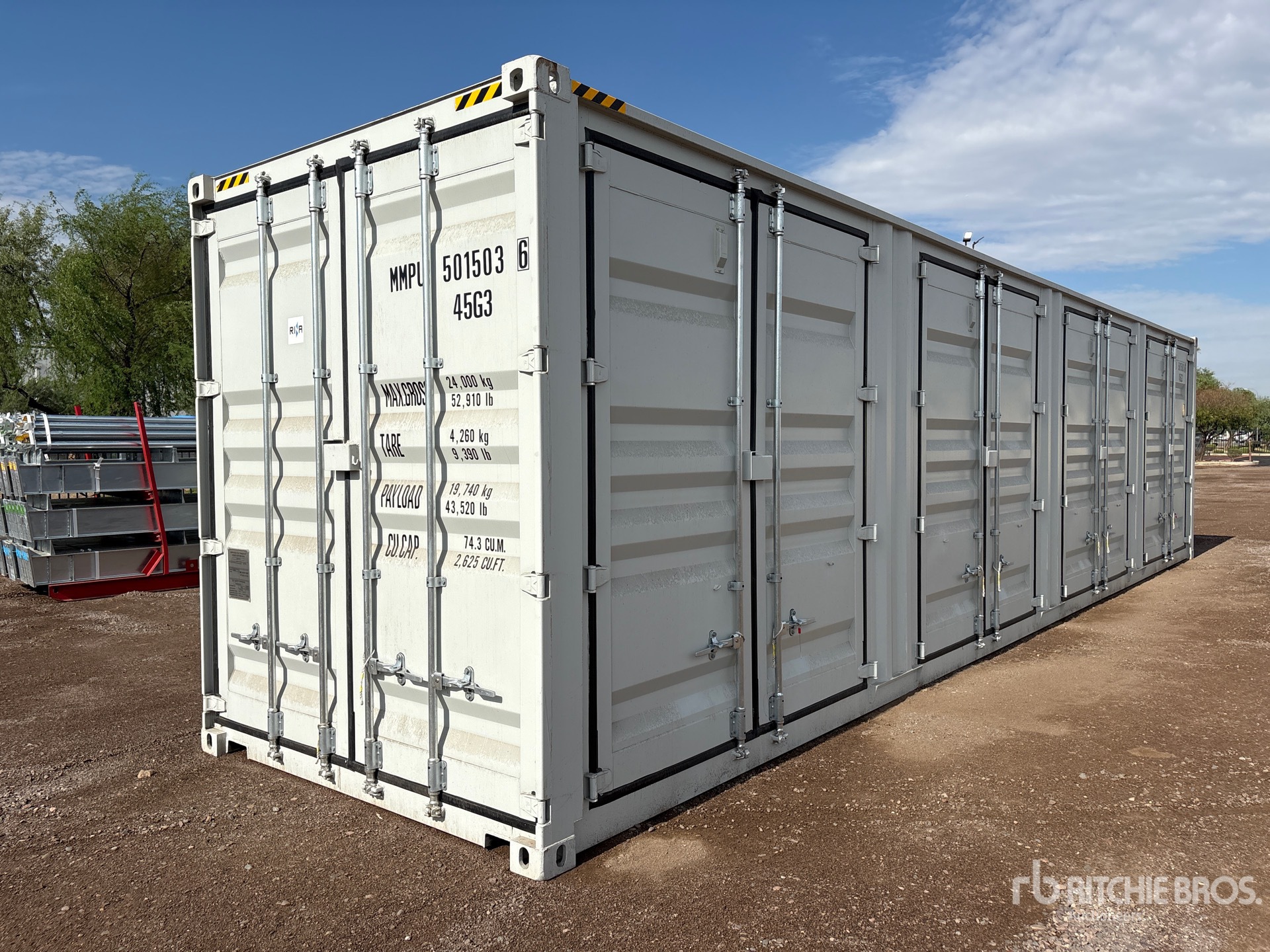 2026 40 ft High Cube Multi-Door Storage Container