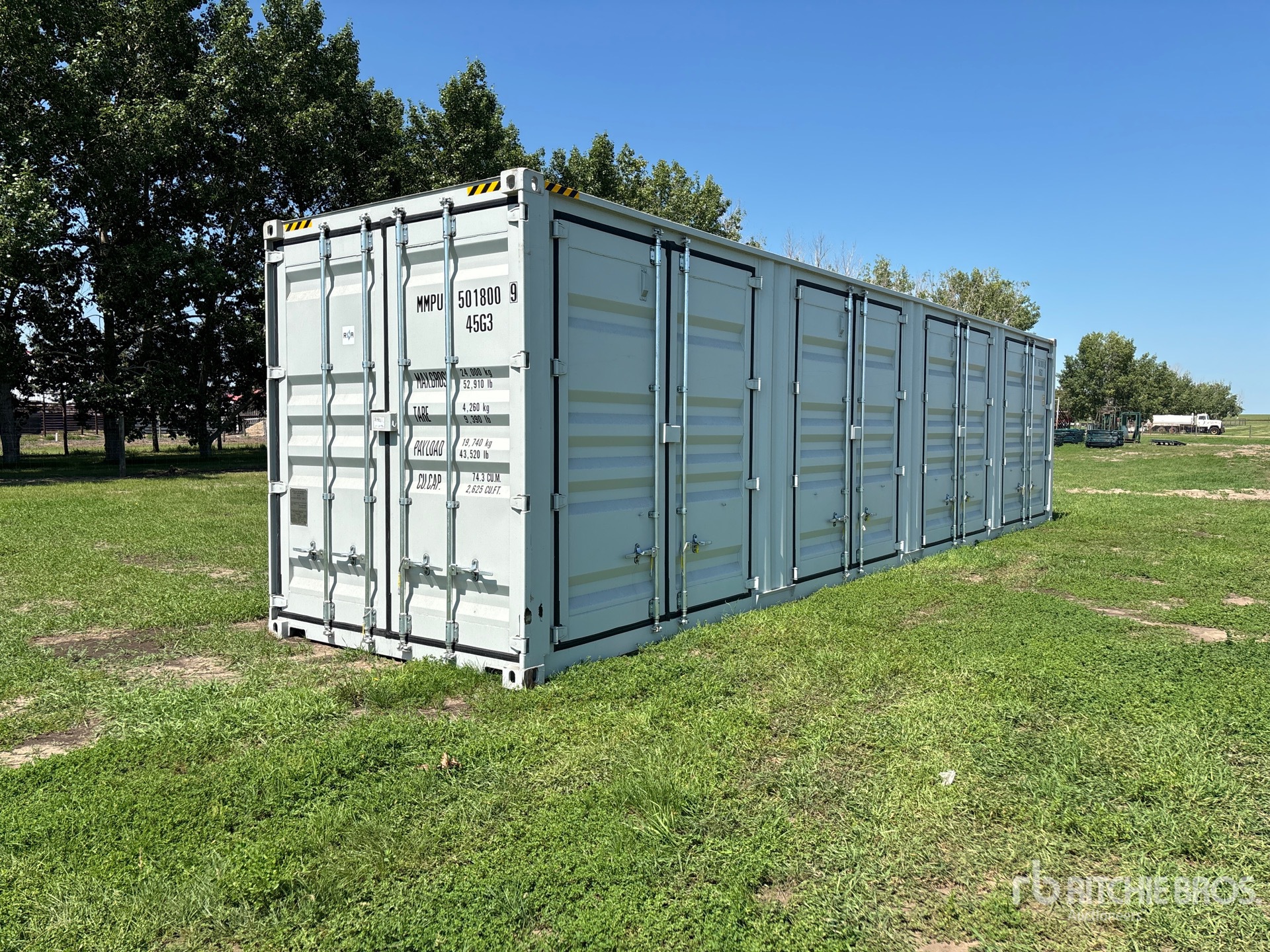 2026 40 ft High Cube Multi-Door Storage Container